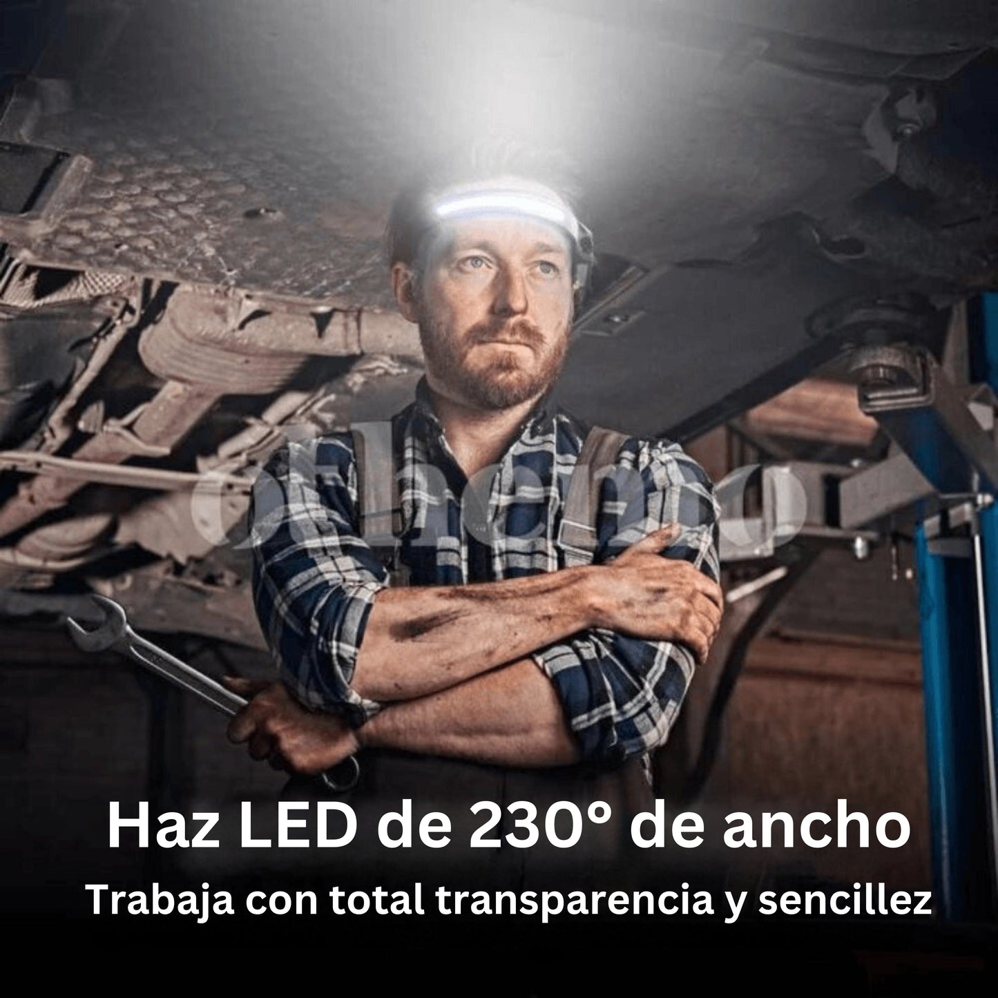 Luz frontal LED MinMio de 230°