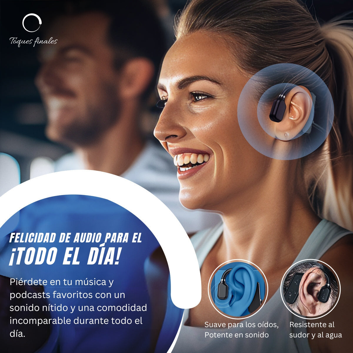 Auriculares inalámbricos de conducción ósea